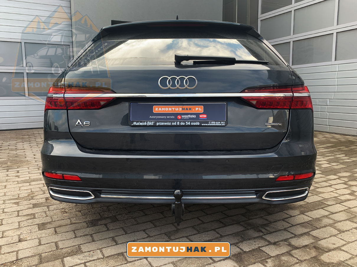 montaż haka elektrycznego audi A6